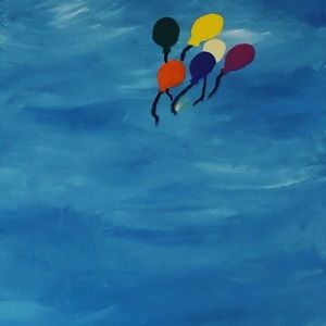 Original acrylic painting.